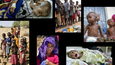 Afghanistan 2022, Angola 2002, Somalia 2022, Kenya 2022, U.S.—Mexico border 2023, Iraq 2004