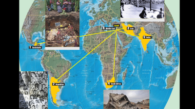 Guatemala, August 2007; Tehran, Iran, September 8, 1978; Gaza Strip, January 29, 2009; Argentina, April 2007