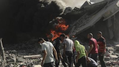 11/4/2023: Home bombed by Israel in Gaza City