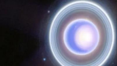James Webb picture of Uranus.