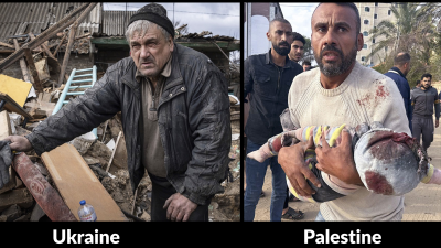 Ukraine... Palestine