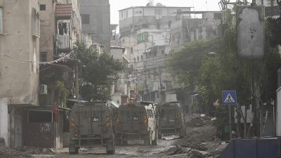 Israeli security forces invade Tulkarem refugee camp in West Bank, January 17, 2024.