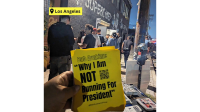 Outside Superchief event, Los Angeles.