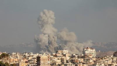 Photo of Israel bomb blasts in Lebanon