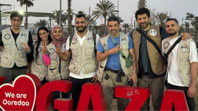 International medical workers entering Gaza, May 2024, 