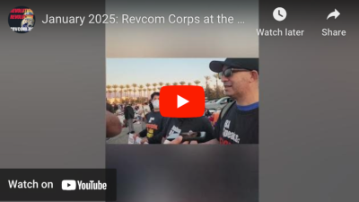 VIDEO: THE REVCOM CORPS For The Emancipation Of Humanity at the Santa Anita Race Track Fire Relief