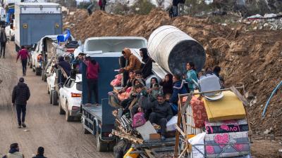 Displaced Palestinians journey from central Gaza to their homes in the northern Gaza Strip, February 11, 2025. Displaced Palestinians journey from central Gaza to their homes in the northern Gaza Strip, February 11, 2025.  Photo: AP