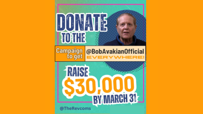 Donate to the Campaign to get @BobAvakianOfficial Everywhere!