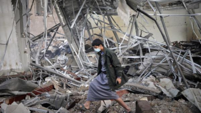 TEASER Rubble in Yemen from U.S. airstrikes.