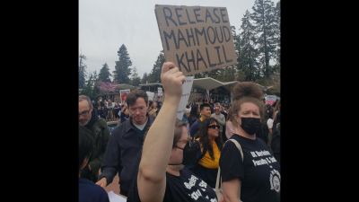 TEASER UC Berkeley March for Mahmoud Khalil