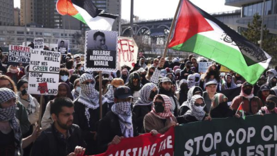 Refuse Fascism April 12, 2025 Emergency Protest for Mahmoud Khalil