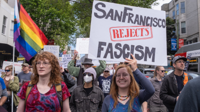On Saturday, April 19, nearly 1,500 people poured into the streets of San Francisco in one of the largest local actions of the day as part of nationwide protests called by 50501.