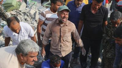 Rescue efforts at girls school in Iran