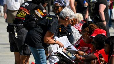 The Revcom Corps at the March on Washington, August 28, 2026.