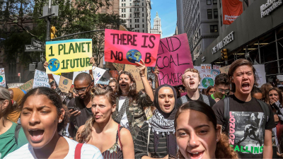 Climate protest in New York City, September 20, 2019.