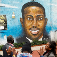 Mural of Ahmaud Arbery