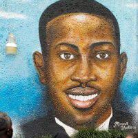 Mural of Ahmaud Arbery