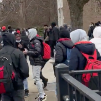 Crowd of Black students