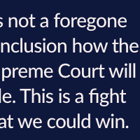 This is a fight that we could win. 