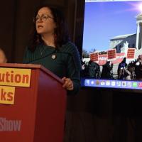 Sunsara Taylor speaking at Revolution Books, NYC