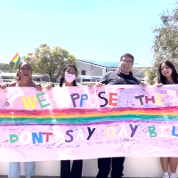 Florida students protest "Don't Say Gay" bill