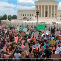 Protest at Supreme Court June 24 2022
