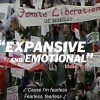 Screengrab from The Janes - female liberation march in Berkeley in the 1960s