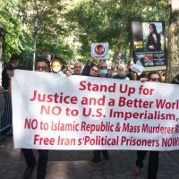 March to Free Iran's Political Prisoners New York City September 21, 2022