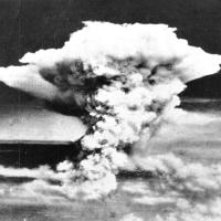 mushroom cloud over Hiroshima