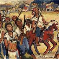 Depiction of 1811 New Orleans slave rebellion