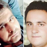 Sadrollah Fazeli-Zare, left, Yousef Mehrad, right.