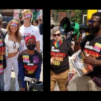 Chicago Revolution Club had a crew at Pride Fest, and saturated the community around the Organizing Center with the broadsheet “We Are The Revcoms.”