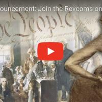 Join the Revcoms on July 4 - picture of slave and U.S. constitution