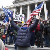 January 6, Stop the steal Trump supporters storm the Capitol.