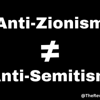 nti-Zionism ≠ Anti-Semitism