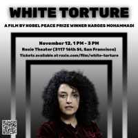 Flyer prepared by Bay Area college students for film showing of the documentary “White Torture,” based on the book by Narges Mohammadi, Iranian political prisoner.