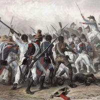 1803, the self-liberated slaves of Haiti defeated Napoleon's army at the Battle of Vertières, marking their final victory over French colonialism.