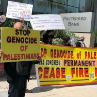 @ifnotnowla Protest at the offices of LA AIPAC