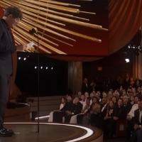 Jonathan Glazer speaking at Oscars