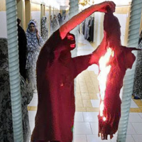 In Iran there are more than 100 women political prisoners, many imprisoned for being hijab rebels. (Composite by IEC)