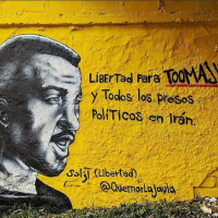 Wall mural by the Quemar La Jaula (“Burn the Cage”) campaign in Colombia.