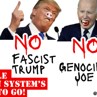 No Fascist Trump, No Genocide Joe, The Whole Damn System’s Got to Go!