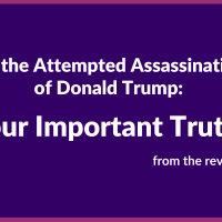 On the Attempted Assassination of Donald Trump: Four Important Truths, from the revcoms.