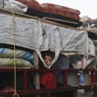 Refugees - boy and younger boy