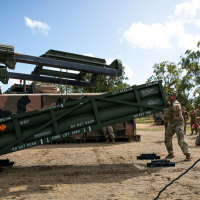 An Army Tactical Missile System, a long-range ballistic missile that the U.S. secretly provided to Ukraine, which can strike targets up to 190 miles away.
