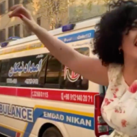 Screengrab from Narges Mohammadi @nargesfnd video on X