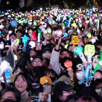 Celebrating after South Korea’s parliament voted to impeach President Yoon Suk Yeol, South Korea, December 14, 2024.