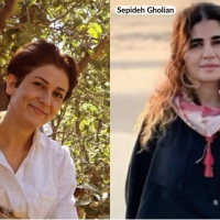 Left, Pakhshan Azizi; right: Sepideh Gholian