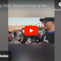 VIDEO: THE REVCOM CORPS For The Emancipation Of Humanity at the Santa Anita Race Track Fire Relief