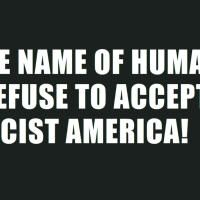 In the Name of Humanity slogan